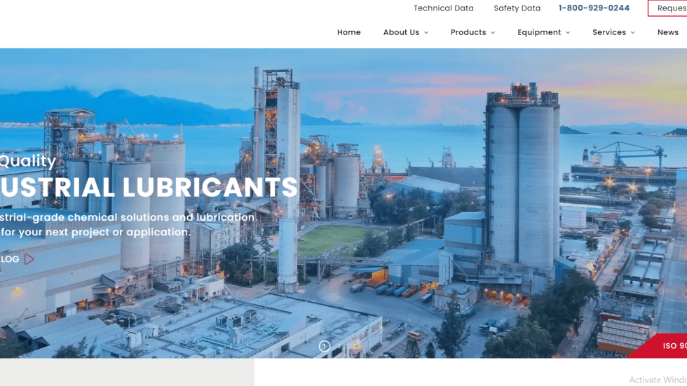 lubchem website home page design by itvibes