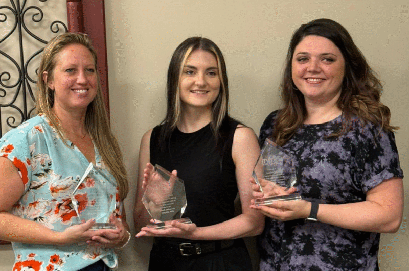 team with milestone awards